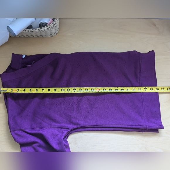 PENNINGTONS Plus Size Cardigan Size 2X Purple With Black Dots - Picture 9 of 9